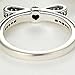 FULLIN Cute Ring Sparkling Bow 925 Sterling Silver Ring Ladies Eternal Love Bow Rings Size 6-9