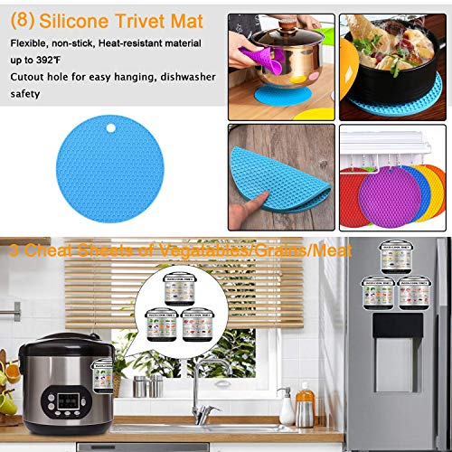 image for ZheRui 12 Pcs Instant Pot Accessories Set - Fits 6,8Qt, Steamer Basket