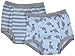 i play. Boys' Green Sprouts by Training Underwear, 2 Pack, Gray Dino (2pk), 4T