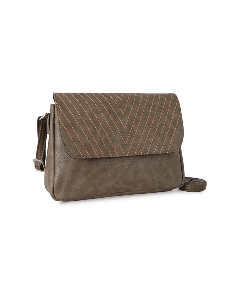 baggit women's sling bag (military green)