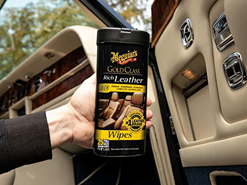 Meguiar's Gold Class Leather Wipes - Image 4