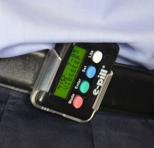 e-pill | 12 Alarm Vibrating Pager, Medication Reminder, Belt Clip - Thumbnail 3