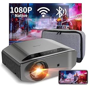 Beamer Full HD WiFi Bluetooth, Artlii Energon2 Native 1080P Projector, 4K Ondersteund, Max 250″ Scherm, Home Cinema Projector Compatibel met iOS, Android, TV Stick, PS4, X-Box, Laptop, Smartphone