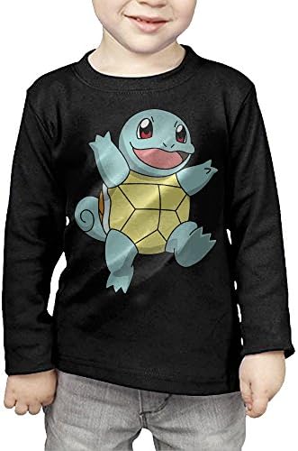 Baby Boys/Girls Squirtle Pokemon Tiny Turtle Long Sleeve T Shirts