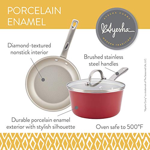 image for Ayesha Curry Kitchenware Ayesha Home Collection Porcelain Enamel Nonst