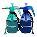 COREGEAR USA Misters 1.5 Liter (Ultra Cool™ Combo Pack). Includes 2 Personal Handheld Water Misters, 2 Neoprene Sleeves, 2 Extra Nozzles, 2 Carrying Straps with Bag Clip Blue Teal