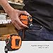 SonLong Measuring Tape Tape Measure 26-Foot(8m) Tape Ruler Metric and Inches with Magnetic Hook, Nylon Coating, Wrist Strap for Construction, Home, Carpentry Measurement - TM-B03, Orange and Black
