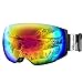 OutdoorMaster Ski Goggles PRO - Frameless, Interchangeable Lens 100% UV400 Protection Snow Goggles for Men & Women