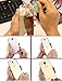 Gravydeals S6 Edge Plus Case，Rose Gold amazing Luxury Rhinestone Diamond Aluminum Metal Frame Electroplate Mirror Effect PC Cover with Pearl Tassels for Samsung Galaxy S6 Edge Plus
