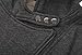 DJT Womens Casual Oblique Zipper Hoodie Jacket Coat XX-Large Dark Grey