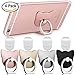 IHUIXINHE Cell Phone Finger Ring Holder, Universal Smartphone Stand Grip for iPhone 7 Plus 6 6S, Samsung Galaxy S8 S7 Edge, Contain 4 Hook (4 Color, 4PCS)