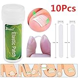 ZHUOTOP 10pcs Ingrown Toenail Straightening Clip Curved Brace Toenails Thick Paronychia Correction Tool 4mm
