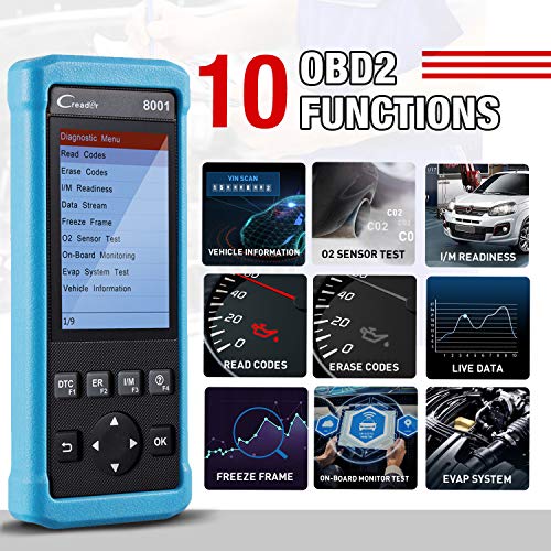 image for LAUNCH OBD2 Scanner CR8001 Vehicle Scan Tool Automotive Car Code Reade