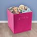 Sorbus Foldable Storage Cube Basket Bin (4 Pack, Pink)