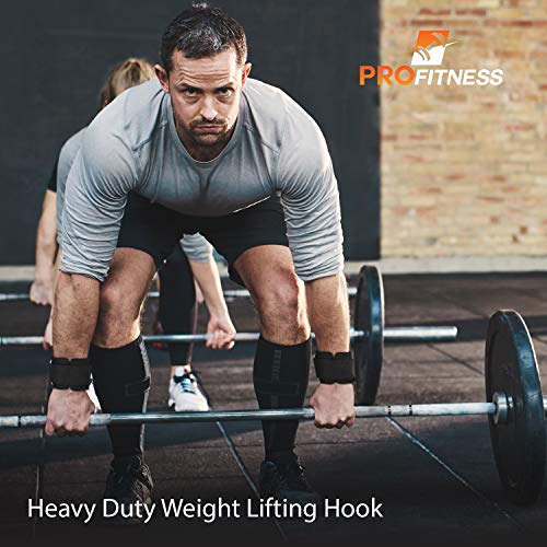 ProFitness Weight Lifting Hook 1 (Black/White) - Thumbnail 3