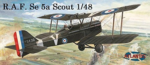 RAF SE-5 Scout 1917 Model Aircraft Kit 1/48 Atlantis Toy and Hobby