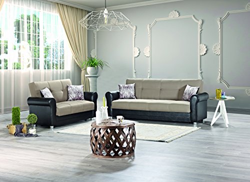Casamode Avalon Plus Sofa Bed Prusa Brown Polyester