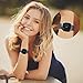 Deyo Fitbit Versa Bands for Women Men Large Small,Stainless Steel Milanese Loop Metal Replacement Bracelet with Magnetic Closure Accessories Wristbands for Fitbit Smartwatch(Graphite, L)