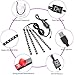 Interior Car Lights, 4pcs 48 USB Car LED Strip Lights, MultiColor Music LED Interior Light Under Dash Lighting Kit with Sound Active Function and Wireless Remote Controller, DC 5Vthumb 4