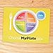 Kicko Make a Plate Sticker - Set of 12 Choose My Plate Stickers Scene for Birthday Treat, Goody Bags, School Activity, Group Projects, Room Decor, Arts and Crafts