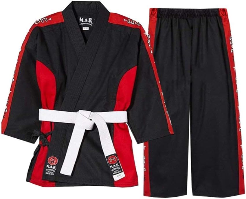 MAR Karate Uniform Black/Red Amazon.ae