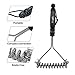 Yangdx BBQ Grill Brush Safe and Bristle Free, Stiff Design Barbecue Grill Brush, Rust Proof Stainless Steel BBQ Grill Cleaner, Safe & Durable Grill Cleaning brush for Porcelain, Ceramic, Steel, Iron