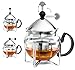 Chef's Star Functional Infuser Tea Maker - Premium Stainless Steel Tea Infuser - Heat Resistant Glass