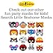 Ninja Turtle Masks for Kids - 12 Felt Toy Masks, Best Birthday Party Ninja Turtles Supplies Favors for Goodie Bag, Gifts, etc