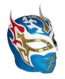 SIN CARA LYCRA Youth Lucha Libre Wrestling Mask - KIDS Costume Wear - BLUE
