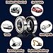 625ZZ 5 x 16 x 5 mm Deep Groove Ball Bearing, 10 Pcs, Metal Shielded Miniature Ball Bearings, Single Row, Fit for Skateboard Bearings, Hand Spinner, Brush Motor, Roller Skates etc. (Pack of 10)