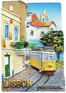 Amazon Co Jp リスボンポルトガル3 D冷蔵庫マグネットお土産手作り樹脂磁気ステッカーホームキッチン装飾 リスボン冷蔵庫マグネットコレクションギフト ホーム キッチン