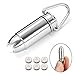 Mini LED Keychain Flashlight,CAMTOA Portable TB-01 Bullet Stainless Steel 45LM Small Flashlight, Torch Light, LED Camping Keyring Flashlight for Outdoor emergency