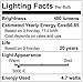 MR16 LED Light Bulbs with GU5.3 Base UL-Listed 50W Equivalent Halogen Replacement Warm White 3000K 5W 12V Spotlight with 450 Lumens 6 Packs by COOWOO