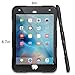 Waterproof Case for iPad Mini 4, Meritcase IP68 Shockproof, Dirt-Proof, Snow-Proof, Waterproof Case for iPad Mini 4 (7.9inches, Black)
