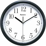 ADVANCE CLOCK CO. 10" Wall Clock [Black]