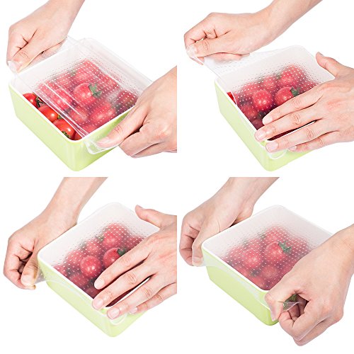BEW Stretch Silicone Reusable Food Wraps - Set of 5 collection of cool unique weird amazon gift items