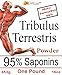 Pure Tribulus Terrestris Powder Extract Testosterone Booster 95% Saponins, 453 Grams (1 Pound)