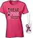 Awkward Styles Breast Cancer Awareness Shirt - I Wear Pink for Someone Special Tshirt - Gift for Women Pink L