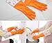 Kitchen Rubber Household Cleaning Gloves,Dishwashing Clean Waterproof Latex Gloves for women