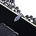 GratituValley Be My Valentine - Beautiful Sparkling Love Heart Picture Frame for 4x6 Photo. Highly Decorative Frame Filled with Turquoise Rhinestones and Striking Black Enamel Dots. A Perfect Gift