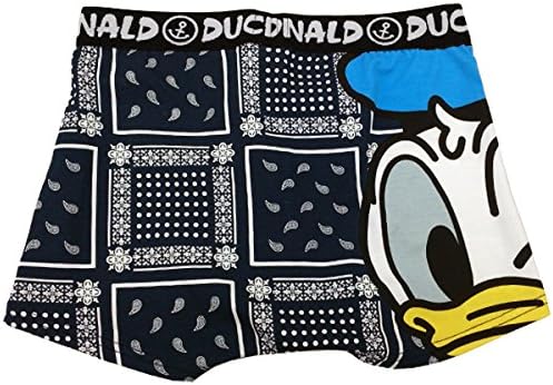 Amazon Disney ディズニー キャラクターボクサーパンツ バンダナ ドナルド 9915 ネイビー Lサイズ ボクサー 通販