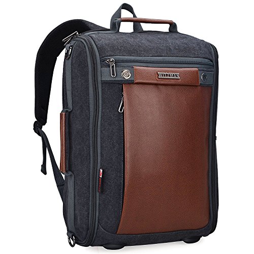 Witzman canvas backpack rucksack mens travel backpack duffel bag …