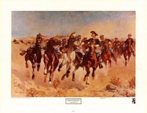 Frederic Remington - Dismounted: The 4th Troopers Moving