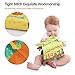 TUMAMA Baby Book Toys, Animal’s Tails Nontoxic Fabric Baby Soft Cloth Books Early Education with BB Device for Babies, Toddler, Infants and Kids, Pack of 2
