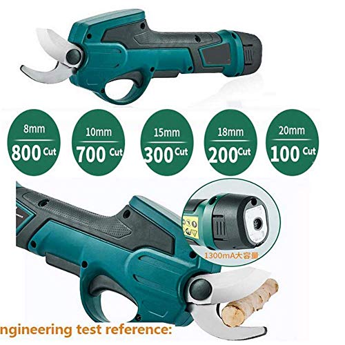 N/ A Professionelle kabellose elektrische Astschere mit 2er-Packung mit Lithiumbatterie – Bild 5