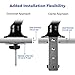 FLEXIMOUNTS Desk Monitor Mount,Full Motion Single LCD Arm for 10