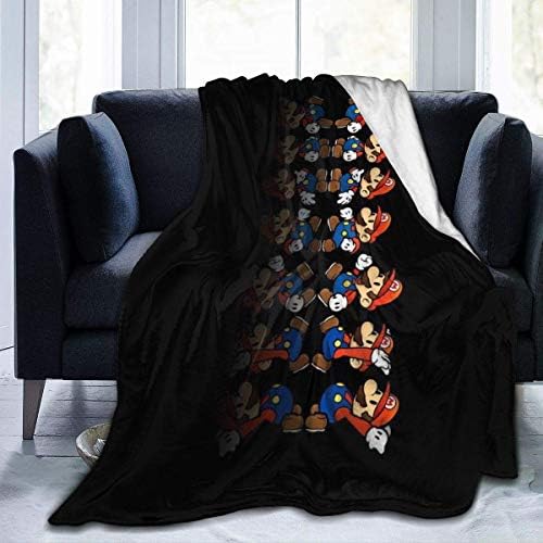スーパーマリオ 秋冬用 高品質 暖かい 掛け毛布 持ち運びに便利で フランネル 布団 保温シーツ 暖かくて快適 ソファ 昼寝 ブランケット 静電気防止 厚手 毛布 掛布団 おしゃれのプレゼント 柔らかい