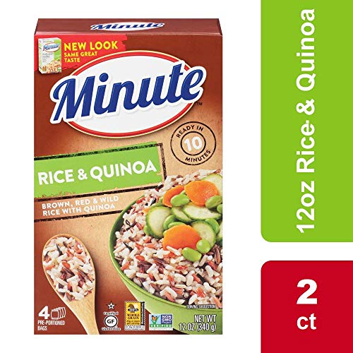 Minute MultiGrain Medley Brown Rice Red Rice Wild Rice Quinoa, 2 Boxes