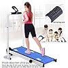 YXY-Fitness-Folding-Treadmill-with-Wheels-Portable-Treadmill-Silent-and-Shock-Absorbing-Mechanical-Treadmill-for-HomeOffice-Lose-Weight YXY Fitness Folding Treadmill with Wheels, Portable Treadmill, Silent and Shock Absorbing, Mechanical Treadmill for Home…