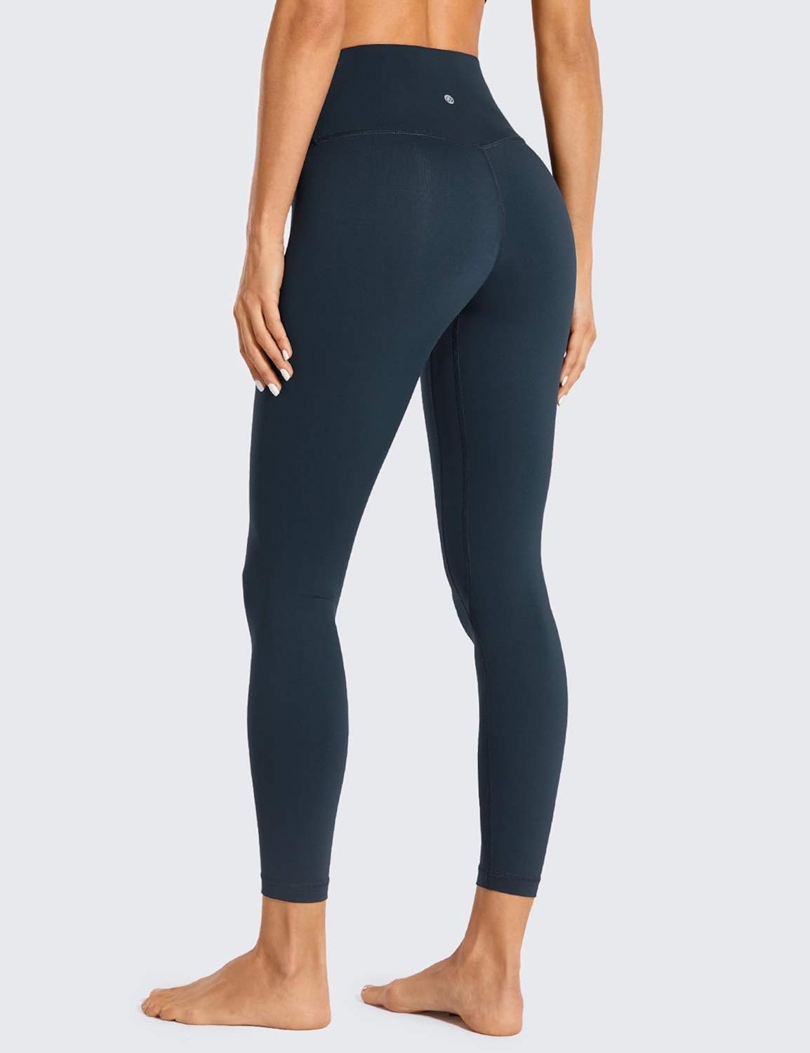 CRZ YOGA Women's Naked Feeling I 7/8 High Waisted Pants Yoga Workout Leggings Heather - 25 Inches: Clothing
